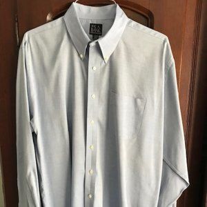 Jos. A. Bank Executive Collection Men's LS Button Down Shirt Size 17.5" X 36"